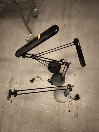 3 stk. bordlamper