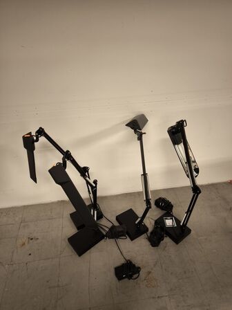 4 stk. bordlamper