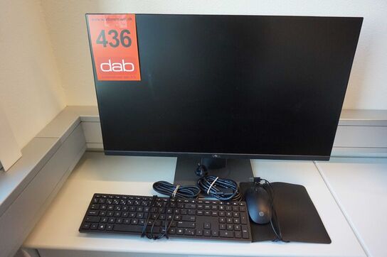 Dell 27" Pc Monitor med tastatur og mus 