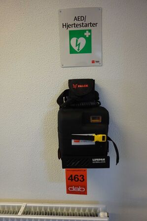 Lifepak Defibrillator AED hjertestaerter 