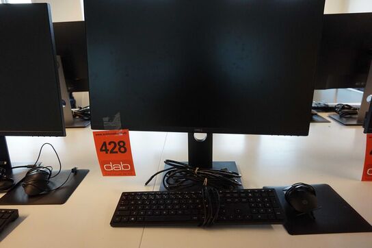 Dell 27" Pc Monitor med tastatur og mus 