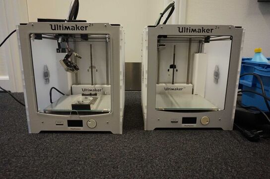 2 stk Ultimaker 2+. 3D printere med filament 