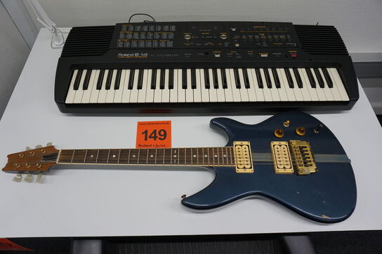 Keyboard og el guitar 