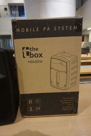 The box MBA80W Højtaler med mikrofon 