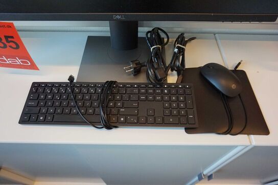 Dell 27" Pc Monitor med tastatur og mus 