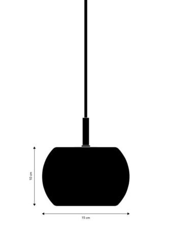 Frandsen bf20 small pendel sort(ubrugt)