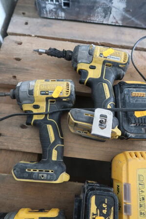 3 stk. Skruemaskiner DEWALT