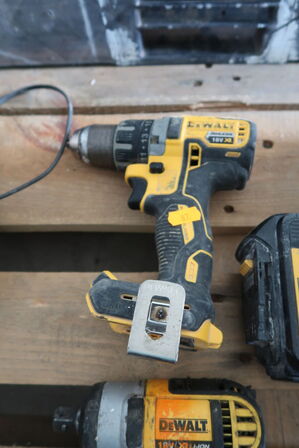 3 stk. Skruemaskiner DEWALT