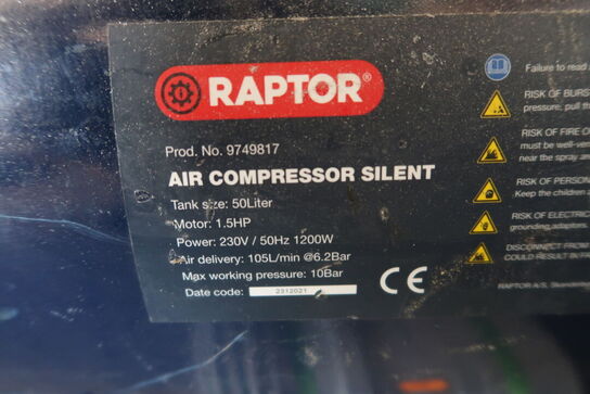 Kompressor Raptor Silent 50L