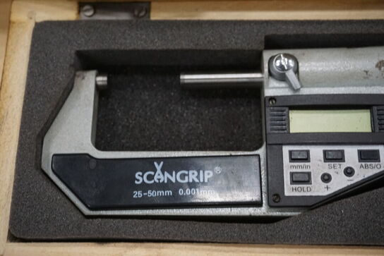 2 stk. indvendige mikrometer SCANGRIP