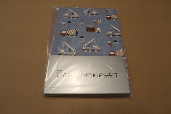 2 sæt Nørgaard Madsen Baby Sengetøj Cementblander  – 70x100 & 40x45 cm