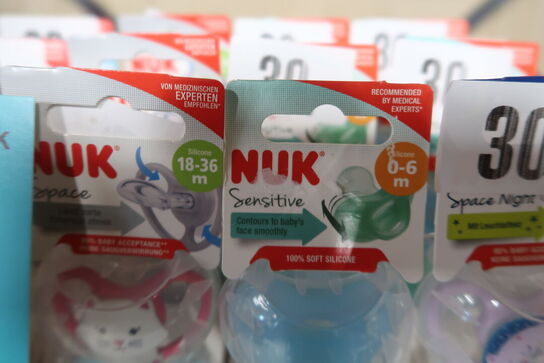 45 pk. ass. Nuk Sutter - 2Pak 