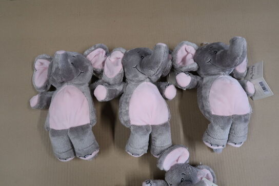 3 stk. My Teddy Bamse Elefant + Nusseklud