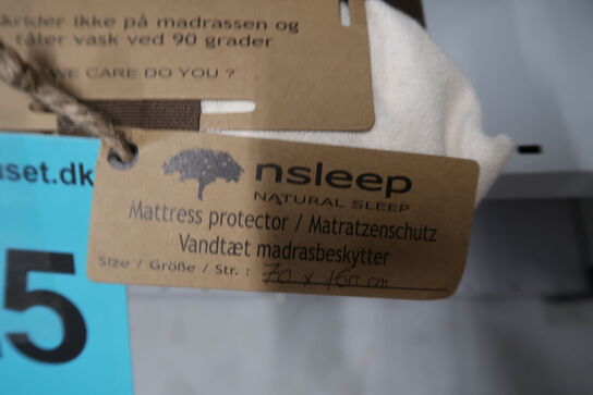 Nsleep Vådliggerlagen 70x160 Hvid 