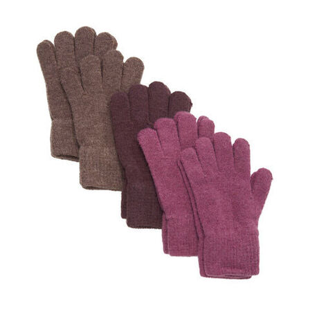 6 pk. CeLaVi Magic Handsker 5 pak - Mellow Mauve - Str. 1-2 år