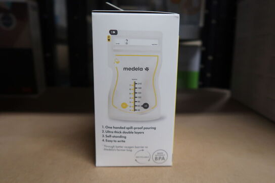 5 pk. Medela Easy Pour brystmælk-opbevaringsposer 50 stk