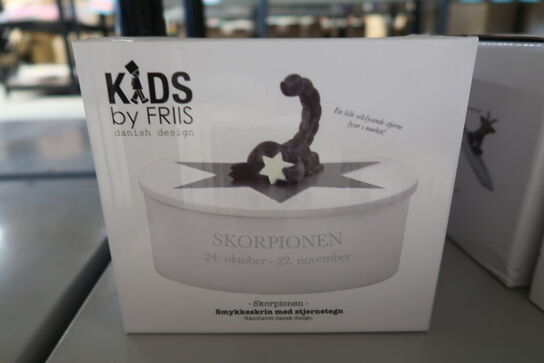 2 stk. Kids by Friis smykkeskrin, skorpionen