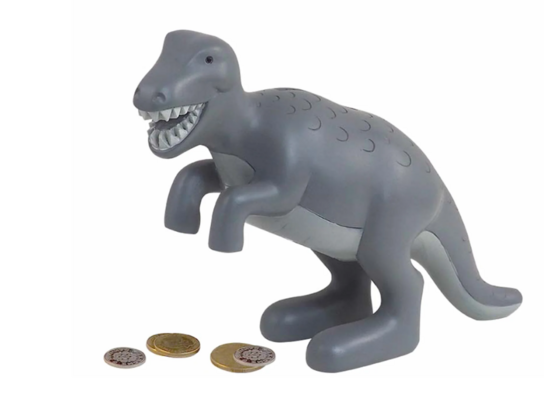 3 stk. Kids by Friis Sparebøsse, Dinosaur