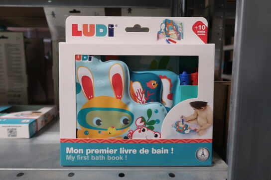 4 stk. Ludi farvebog til badet