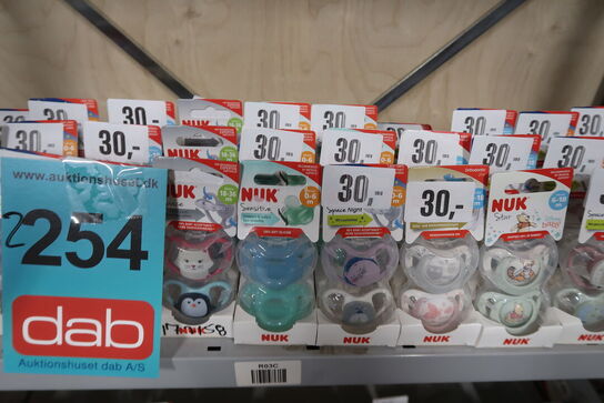 45 pk. ass. Nuk Sutter - 2Pak 