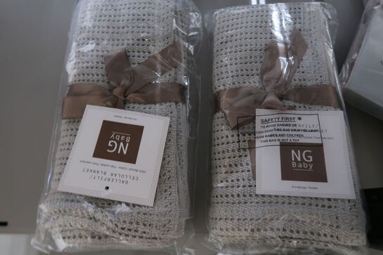 3 pk. Ass. NG Baby Gallerfilt 100x150 