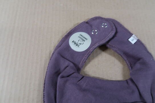 8 stk. Bandana bib m. farmor+farfar