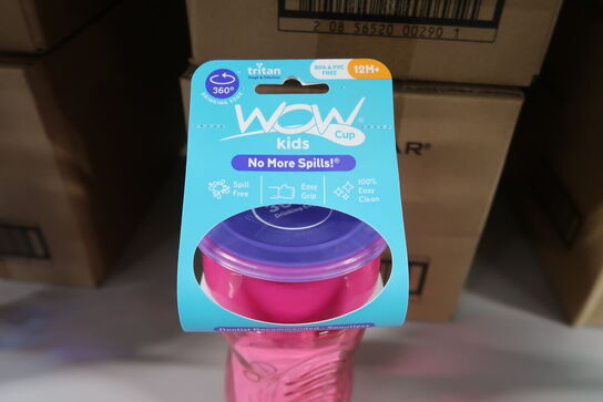 8 stk. WOW kop kids, pink tritan