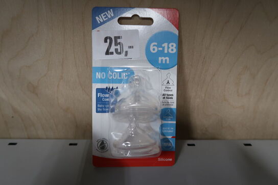 20 pk. NUK First Choice+ Silicone Teat 2 Pack 