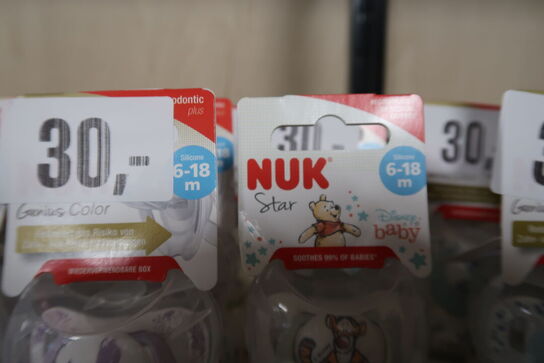45 pk. ass. Nuk Sutter - 2Pak 