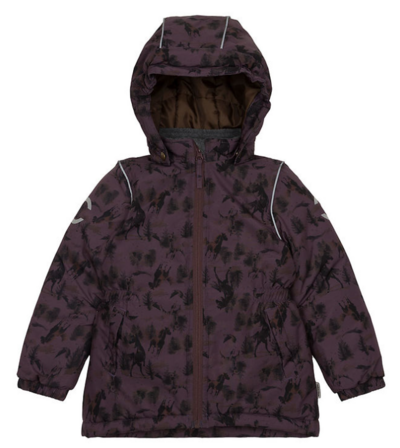 Mikk Line Vinterjakke Recycled Huckleberry Print - Str. 104 