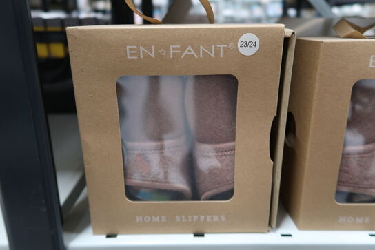 3 par En Fant Uld hjemmesko m. broderi - Str. 17/18 til 23/24