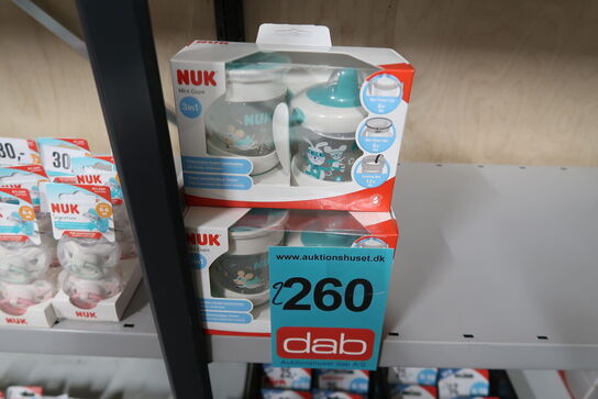 5 pk. NUK Mini Cups - Kop 3-i-1 drikkekop 6+ mdr. 