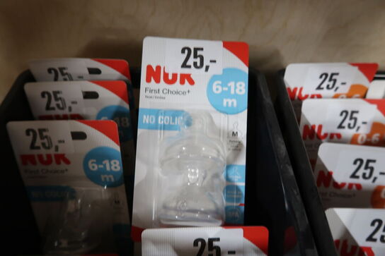 45 pk. ass. Nuk Sutter 