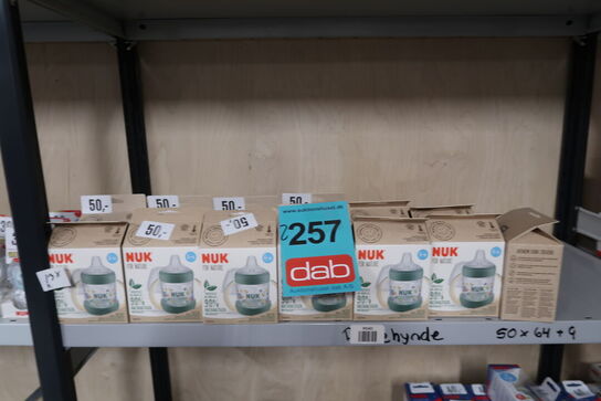 13 pk. NUK For Nature Drikkekop med tud Grøn