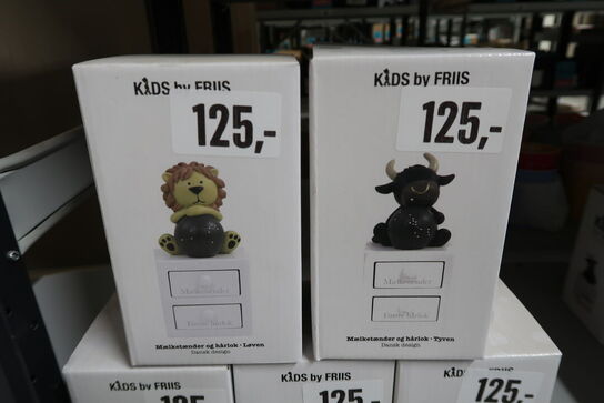 5 stk. ass. Kids by Friis stjernetegn m. tand- og hårlokæske