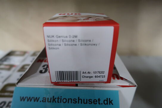 30 pk. Nuk Nature Sense Med Silicone