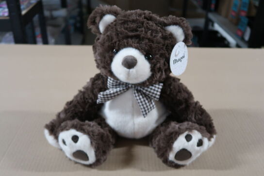 2 stk. Magni Bamse bjørn med butterfly, 25 cm.