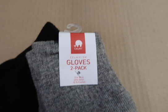 12 pk. CeLaVi Magic Handsker 2-pak - 160 - Str. 3-6 år