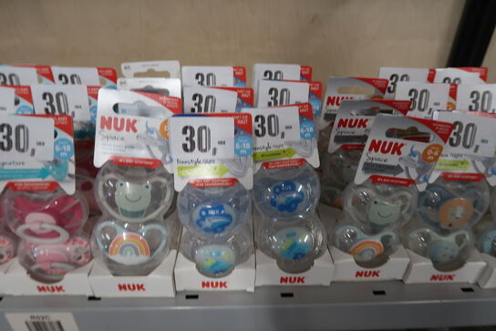 45 pk. ass. Nuk Sutter - 2Pak 
