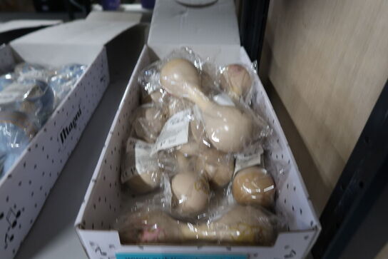 12 stk. Magni | Dobbelt maracas med abe, Noahs Ark, beige