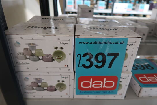 8 pk. Magni | Stabel kopper af hvedestrå med orm, 7 stk. | 3282