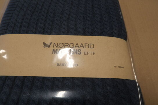 2 stk. Nørgaard Madsens Baby plaid - Strik - 75x100 cm