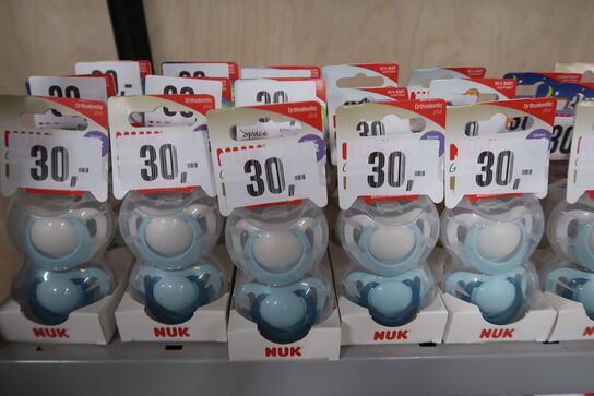 45 pk. ass. Nuk Sutter - Genius - 2Pak 