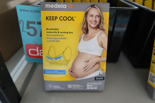 7 stk. Medela Keep cool BH sort - Str. L