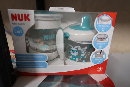 5 pk. NUK Mini Cups - Kop 3-i-1 drikkekop 6+ mdr. 