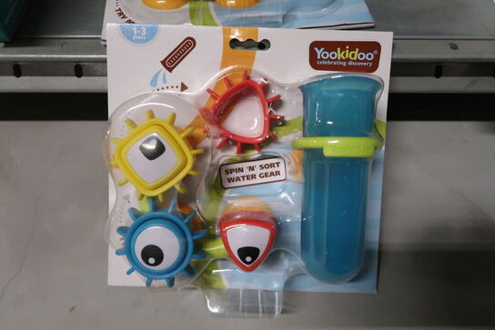 2 pk. Yookidoo Spin 'N' Sort Water Gear