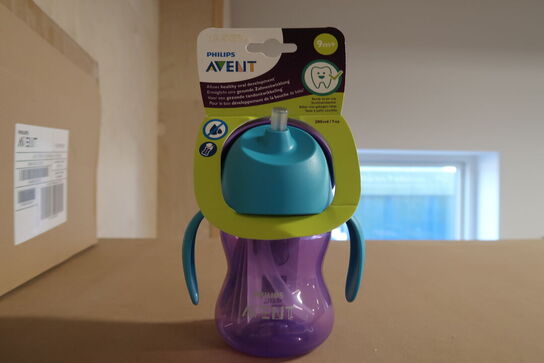 7 stk. Philips Avent Sugerørskopper - girl