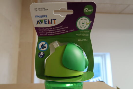 4 stk. Philips Avent Sugerørskopper - boy