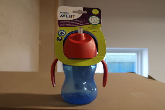 3 stk. Philips Avent Sugerørskopper - boy
