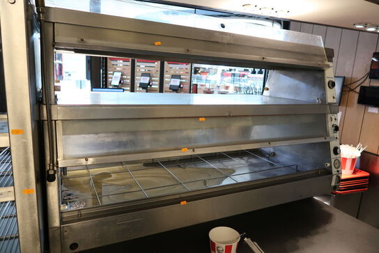 Rustfri stålbord med varmeskab HENNY PENNY HCW-5